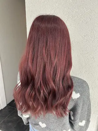 セミロング カラー 💗モテガーリー💗 rumi♡のヘアスタイル