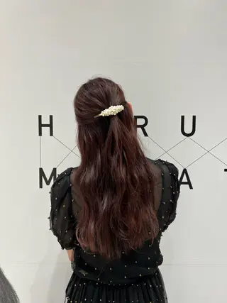 ロング ヘアアレンジ 美髪矯正/髪質改善 /艶髪/千田理名🪞のヘアスタイル