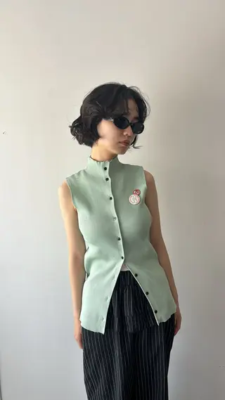 ミディアム カラー yukie/ ブリーチカラーのヘアスタイル