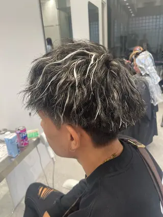 パーマ メンズ 無料ショートモデル 募集中❗️秋山ひらいのヘアスタイル