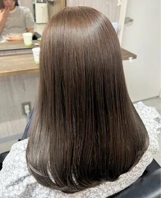 セミロング lafit kaede/韓国ヘアのヘアスタイル