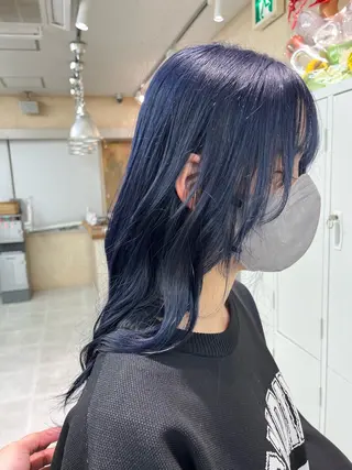 ロング ハイトーン/メンズ パーマ👾ますのヘアスタイル