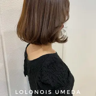 ミディアム カラー Lolonois梅田 /Okazaki:)のヘアスタイル