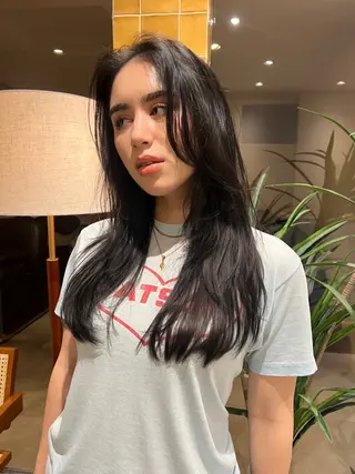 ロング カラー レイヤー/ 透明感SHIMAのヘアスタイル