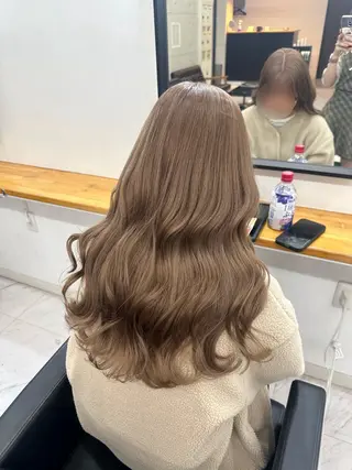 ロング カラー ヘアセット🎀透明感 カラーHiROEのヘアスタイル