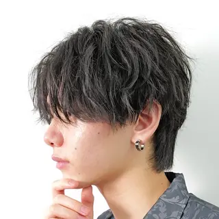 パーマ メンズ 【メンズ特化⚡️】 曲がる矯正/千原涼麻のヘアスタイル