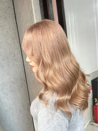 ロング カラー 【暖色カラー支持率 No.1】💟まなみのヘアスタイル