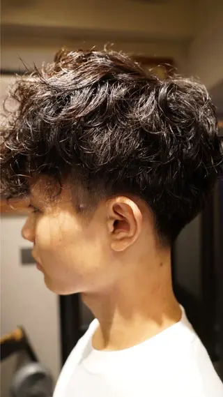 ショート パーマ メンズ メンズショート/ 木下拓海のヘアスタイル