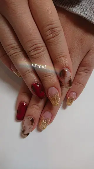 ネイル orchid ♡オーキッドのネイルデザイン