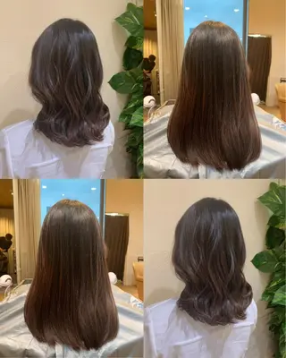 セミロング カラー ✨大人ショート特化 /カットモデル/銀座のヘアスタイル