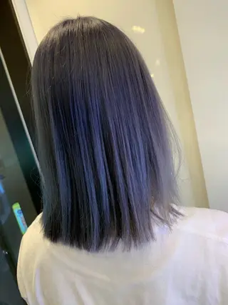 ミディアム カラー 美髪形成！色素改善！ 秋田　和輝のヘアスタイル