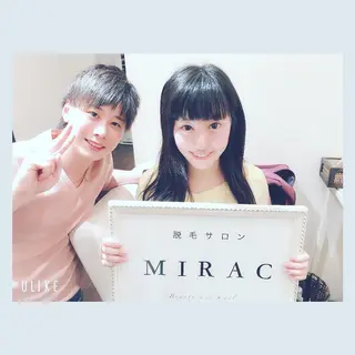 都度払い脱毛⭐️ 脱毛サロンMIRACのエステ・リラクイメージ