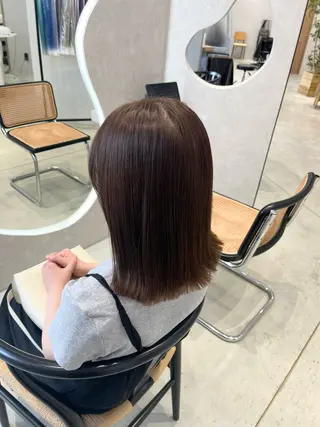 カラー 福島 果音のヘアスタイル