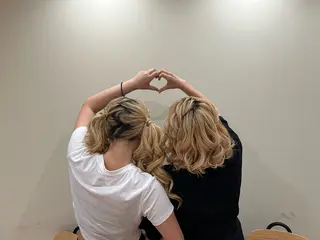 ヘアアレンジ ボウ🪞ヘアセット /メイク/マツパのマツエク・マツパデザイン