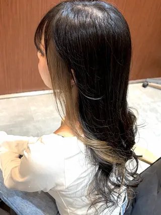 ロング カラー AVANCE.和泉中央店所属・レイヤーカット/ Wカラー/北川梨乃のヘアスタイル