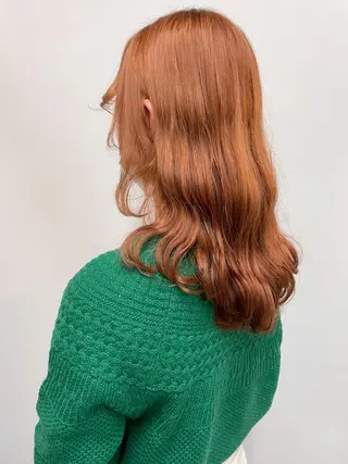 ミディアム カラー ヘアアレンジ cherir髪質改善 パーソナルカラー診断のヘアスタイル
