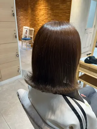 カラー 鎌田 桃果のヘアスタイル