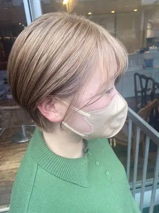 ショート 【美ボブ.艶カラー. 梅田茶屋町】midoのヘアスタイル
