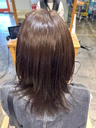 ミディアム shiho/レイヤー /透明感カラーのヘアスタイル