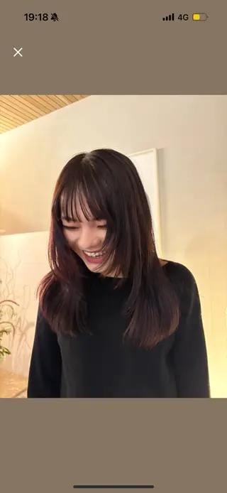 ミディアム カラー ボブ/レイヤーカット ✂︎ AYUMIのヘアスタイル