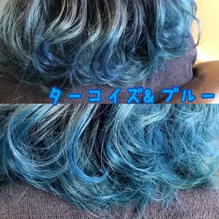 ミディアム カラー ダブルカラー🎉 ハイトーン🎉スドウのヘアスタイル