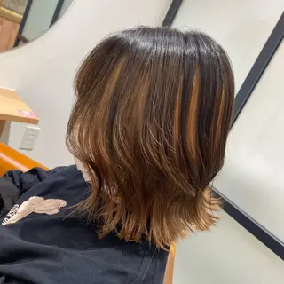 カラー 【ハイライト】 YUYAのヘアスタイル