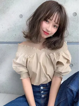 ミディアム レイヤー×透明感 Tatsuya💫のヘアスタイル