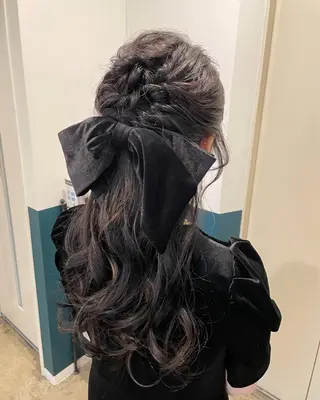ロング ヘアアレンジ mizu🐾 hair braceのヘアスタイル