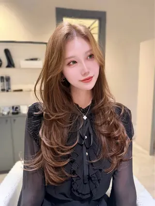 ロング 並河佳祐/レディース 限定／韓国ヘア✨のヘアスタイル