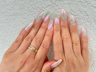 ロング ネイル ✴︎ Delightのネイルデザイン