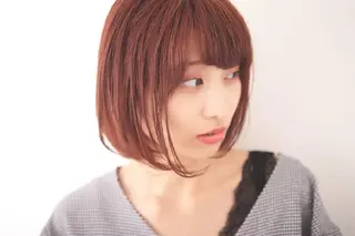 カラー ショート 新生活応援★半額/ 25歳以下　“内間”のヘアスタイル