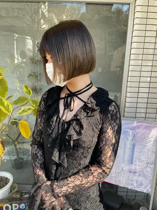 ショート StellA所属・アートディレクター ワダヒサノリのヘアスタイル