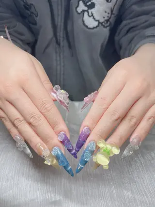 ネイル Lee Nails チップ長さだし専門店のネイルデザイン