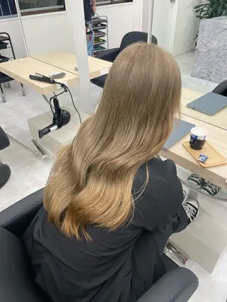 ロング 抜け感style💎 𝑹𝑼𝑵𝑨のヘアスタイル