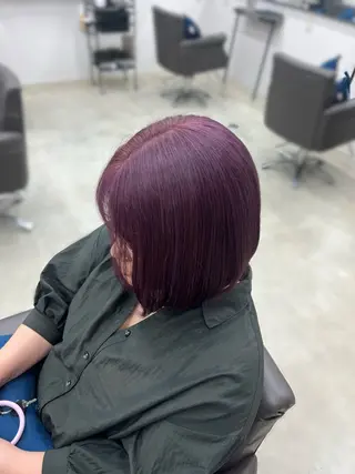 カラー 平野 実優のヘアスタイル
