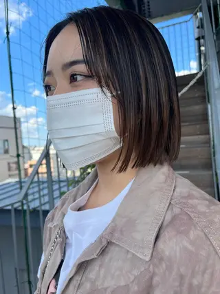 ショート カラー タカノ ノゾミのヘアスタイル