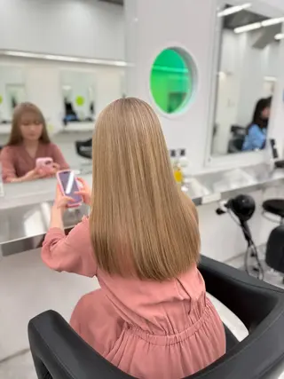 カラー 透明感ベージュ🎀 Anju/渋谷🎀のヘアスタイル
