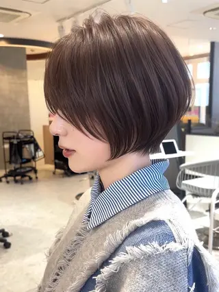 ショート カラー Lond Bloom 天神ショート/ボブのヘアスタイル