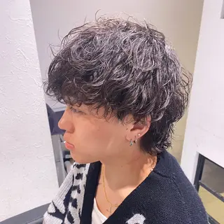 パーマ メンズ men's特化 値段以上の仕上がりにのヘアスタイル