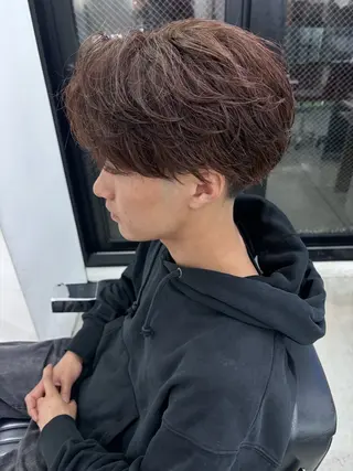 カラー パーマ メンズ 土岐 仁/メンズ専門 パーマ特化美容師🔥のヘアスタイル