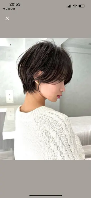 ショート 縮毛矯正 特化生田のヘアスタイル