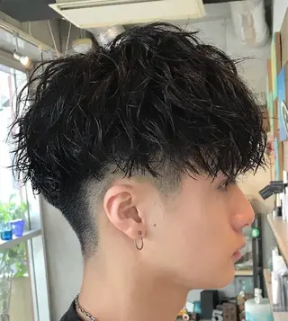 パーマ メンズ 仙台波巻きパーマ/ fifth/遠藤楓雅のヘアスタイル