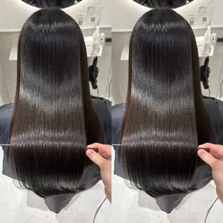 ロング カラー 銀座No.1髪質改善 縮毛矯正/本木のヘアスタイル