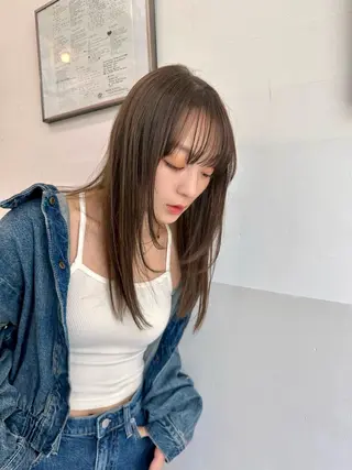 ロング カラー 🪭risa 暖色/レイヤー🪭のヘアスタイル