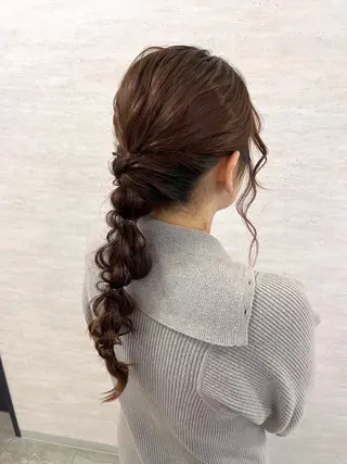 ヘアアレンジ 鈴木 芽香のマツエク・マツパデザイン