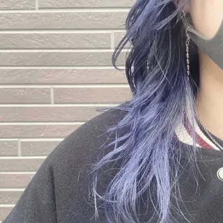 セミロング カラー Maya川越/ エクステ/ハイトーンのヘアスタイル
