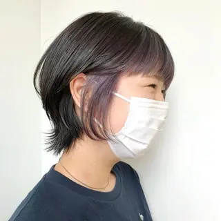 ショート カラー 韓国ヘア /男女☘️ 細江 美紅のヘアスタイル