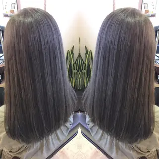 ロング カラー 青木 茂樹⭐️ 透明感カラーのヘアスタイル