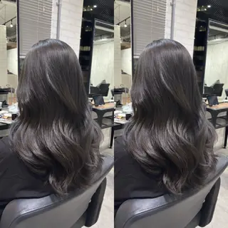 ロング カラー ヘアアレンジ kei🤎ベージュ /透明感カラー/博多のヘアスタイル