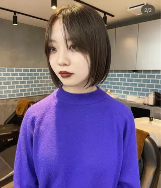 ショート カラー 似合わせカット✂︎ りょお🫧のヘアスタイル